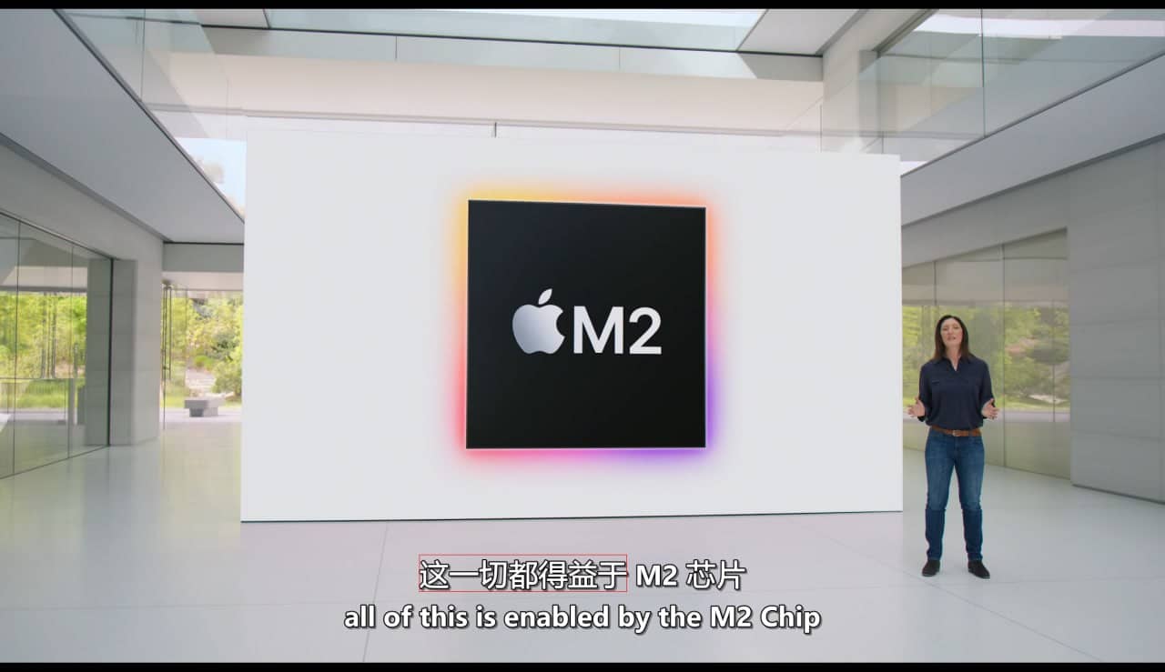 Apple WWDC 2023 6.6 线上发布会 4K 直播视频 (油管最高画质) 外挂中英双语🤣
