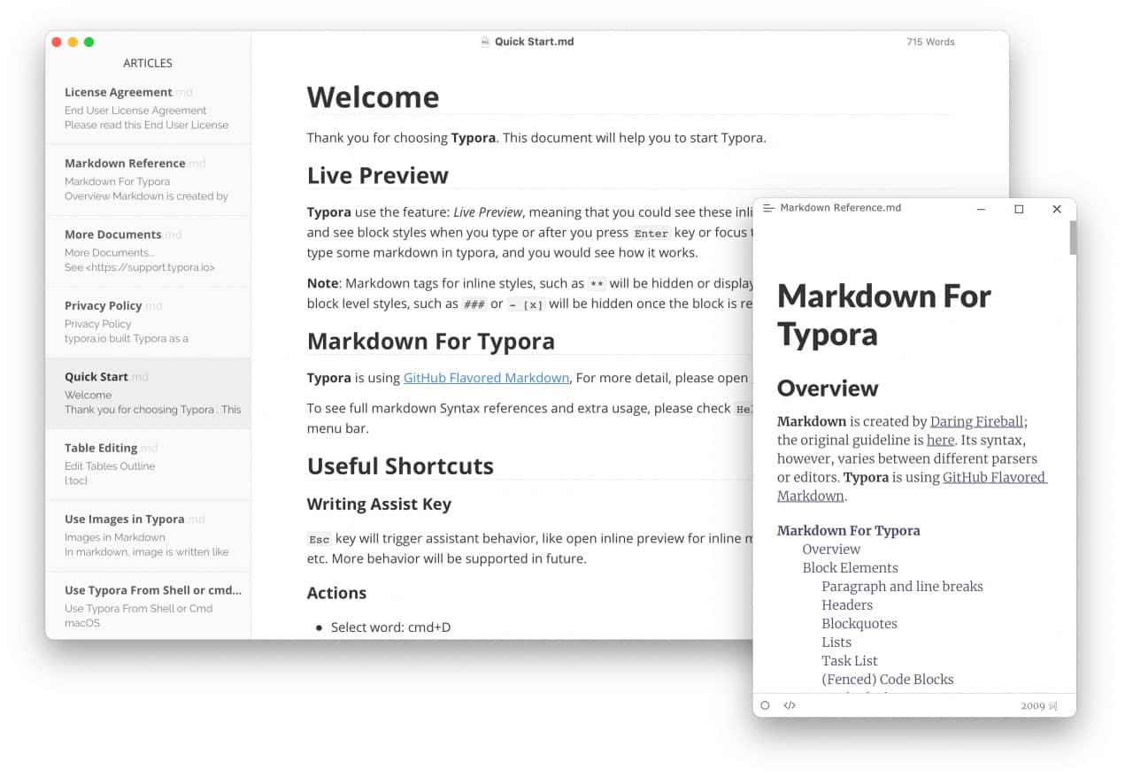Typora Markdown 编辑器学习版