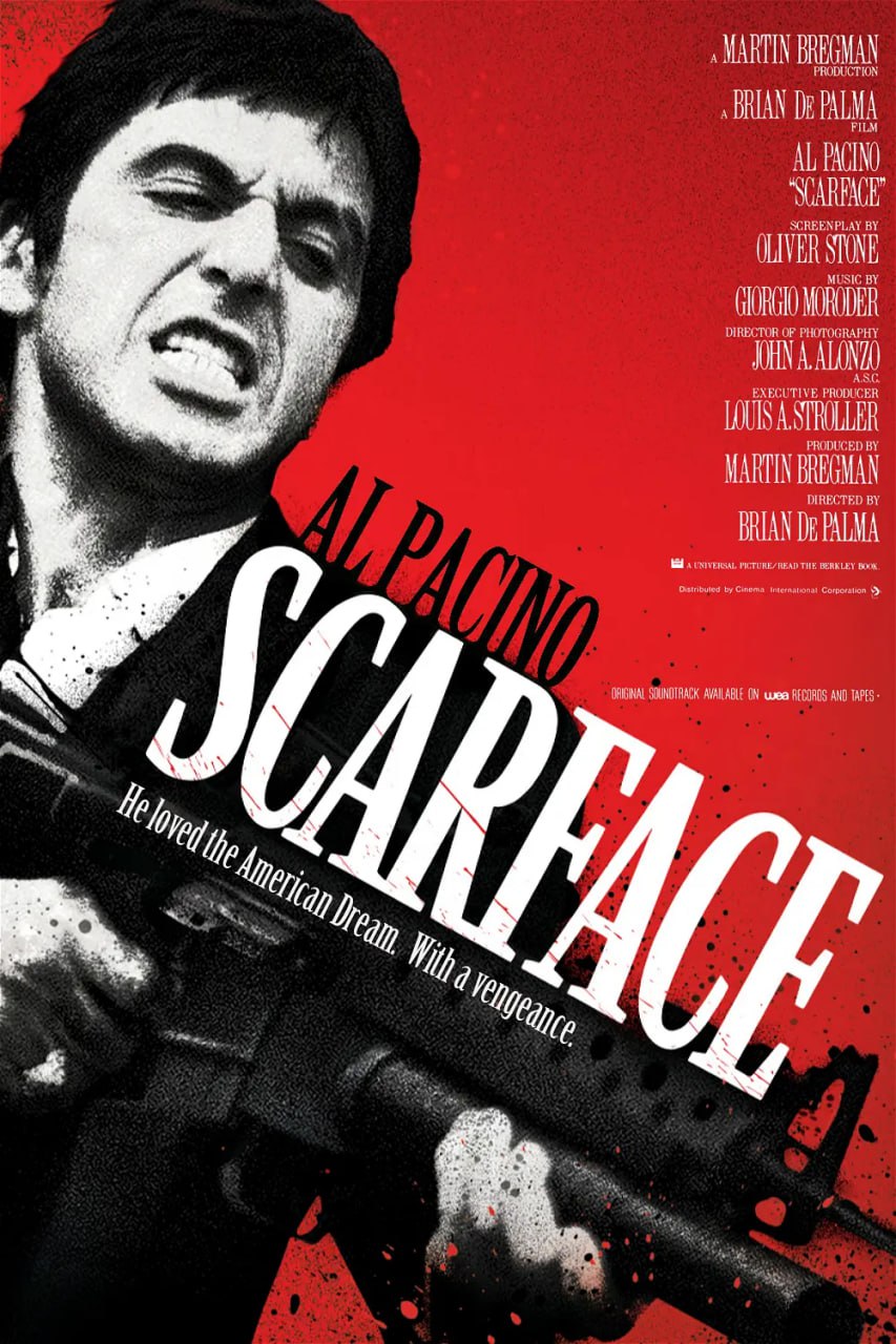 疤面煞星 Scarface (1983)  4K HDR 蓝光版 DTS-X  国英音轨 内封特效简英【高分惊悚】【刮削】