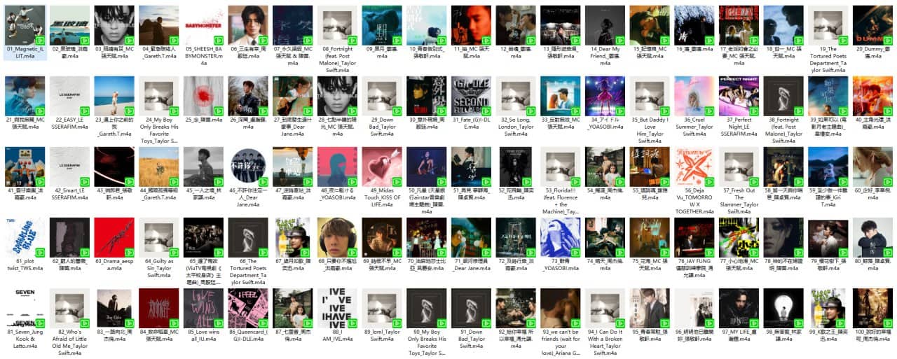 【AAC】Apple Music Top 100：香港（2024-04-20）
