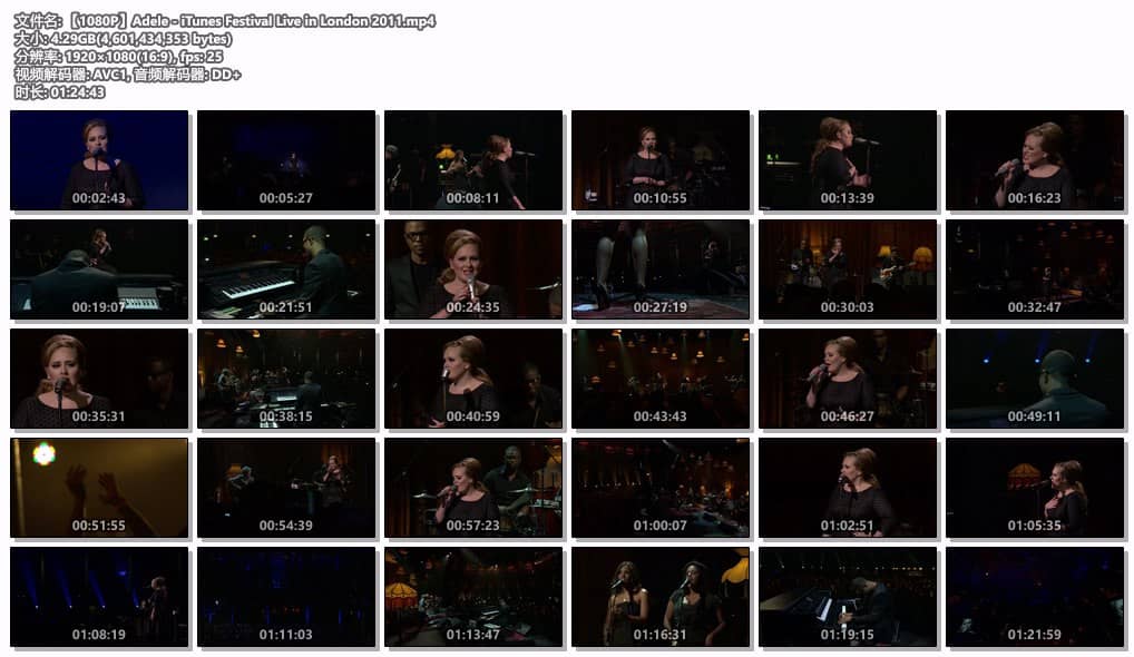 Adele - iTunes Festival Live in London 2011 【1080P  Adele】