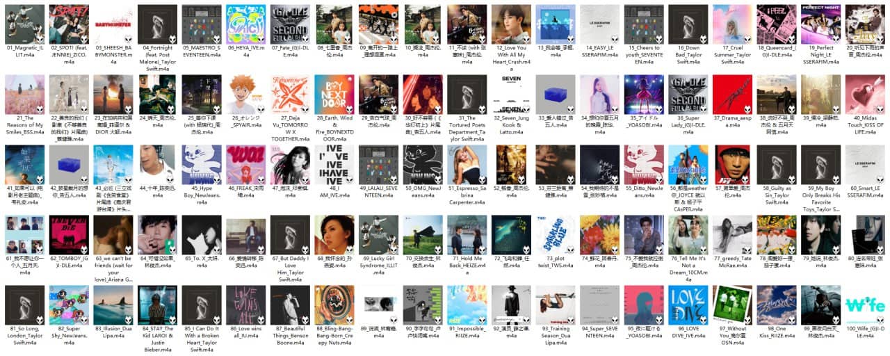 【AAC】Apple Music Top 100：台湾（2024-05-06）