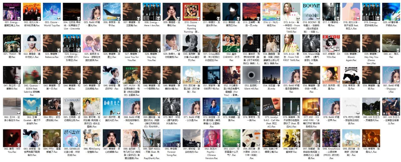 【无损FLAC格式】KKBOX华语新歌日榜 (20240511)