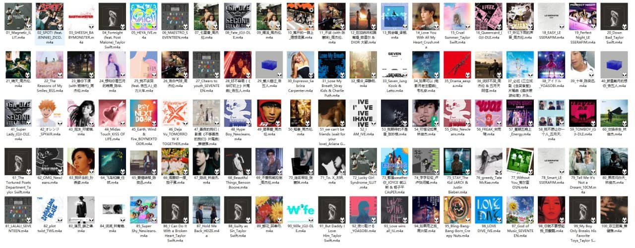 【AAC】Apple Music Top 100：台湾（2024-05-13）